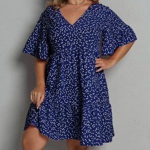 SHEIN heart print dress